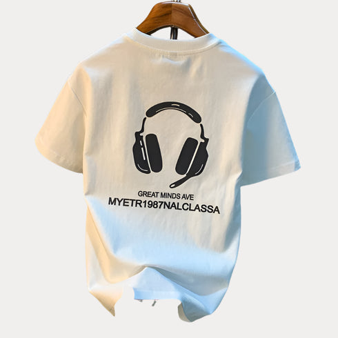 Graphic Headphones Streetwear Tee